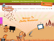 Tablet Screenshot of chubbymealworms.com